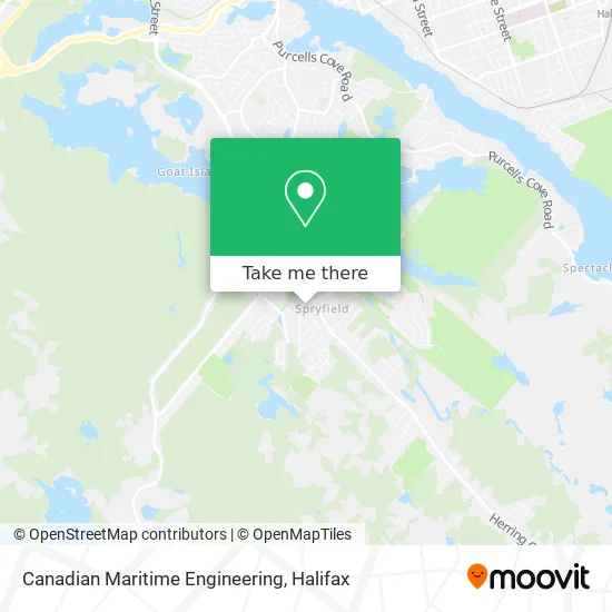 Canadian Maritime Engineering map