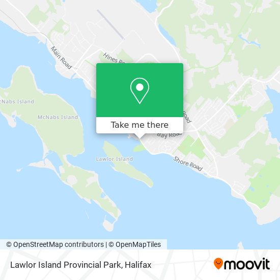 Lawlor Island Provincial Park plan