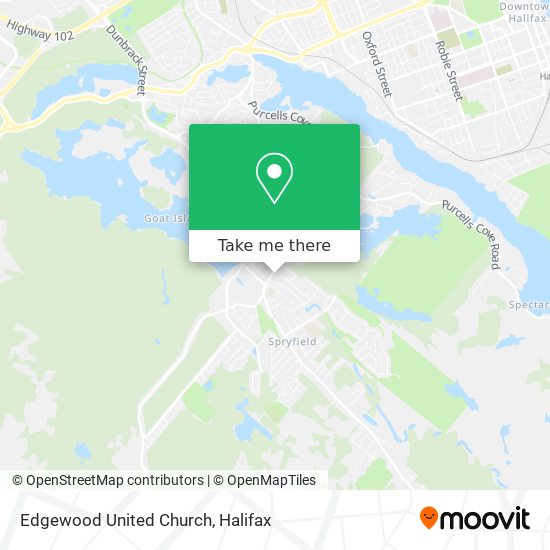 Edgewood United Church map