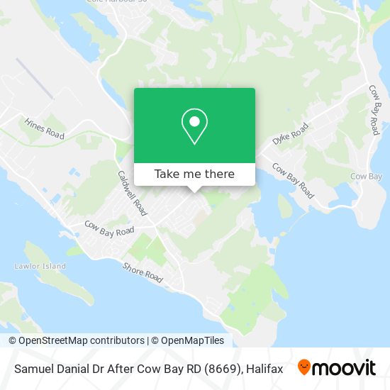 Samuel Danial Dr After Cow Bay RD (8669) map