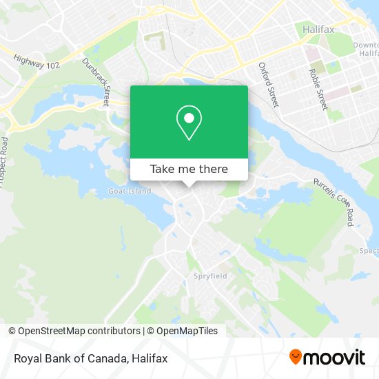 Royal Bank of Canada map