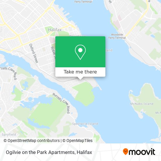 Ogilvie on the Park Apartments map