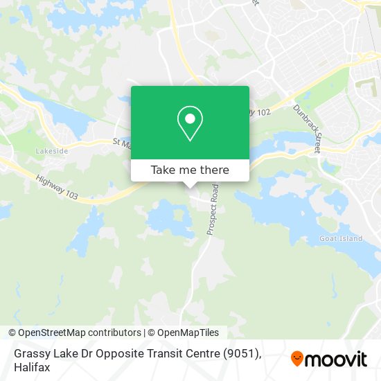 Grassy Lake Dr Opposite Transit Centre (9051) map