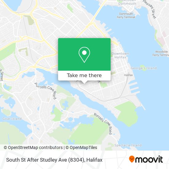 South St After Studley Ave (8304) map