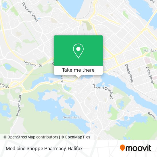 Medicine Shoppe Pharmacy map