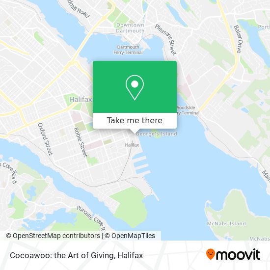 Cocoawoo: the Art of Giving map