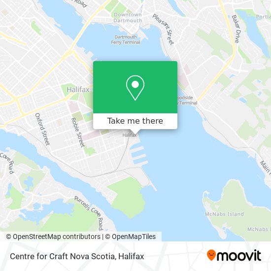 Centre for Craft Nova Scotia map