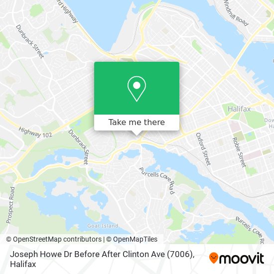 Joseph Howe Dr Before After Clinton Ave (7006) map