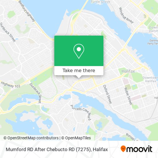 Mumford RD After Chebucto RD (7275) map