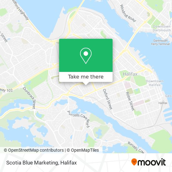 Scotia Blue Marketing map