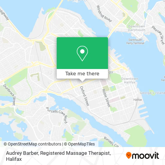 Audrey Barber, Registered Massage Therapist map