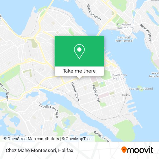 Chez Mahé Montessori map