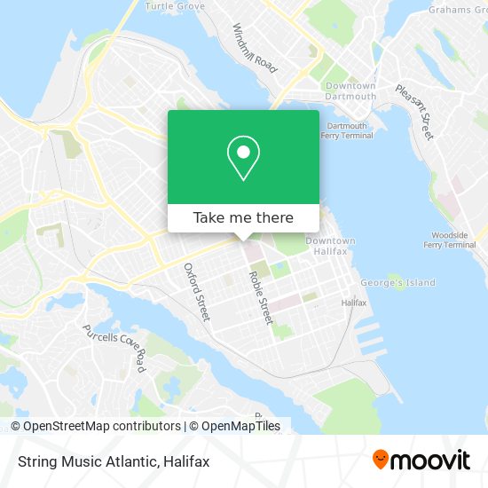 String Music Atlantic map