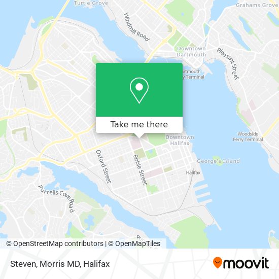 Steven, Morris MD map