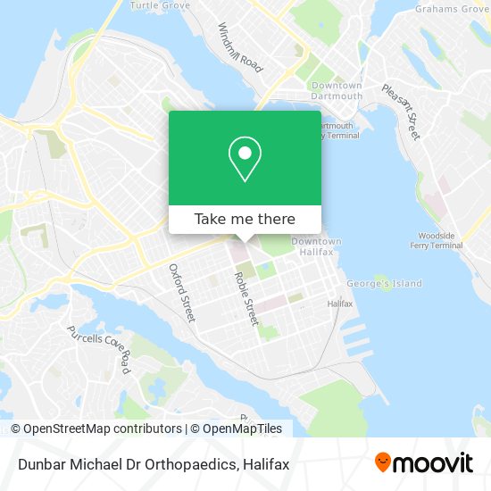 Dunbar Michael Dr Orthopaedics map