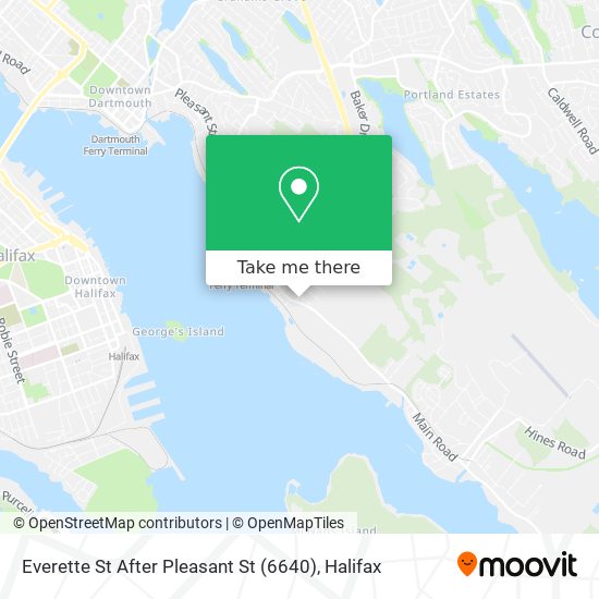Everette St After Pleasant St (6640) map