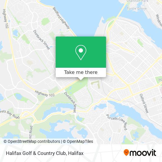 Halifax Golf & Country Club map