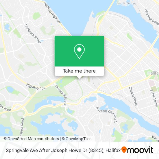Springvale Ave After Joseph Howe Dr (8345) map