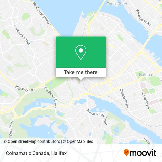 Coinamatic Canada map