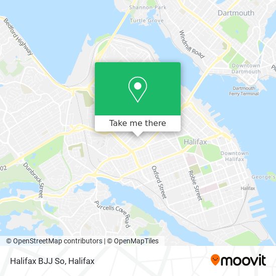 Halifax BJJ So map