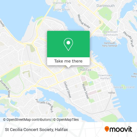 St Cecilia Concert Society map