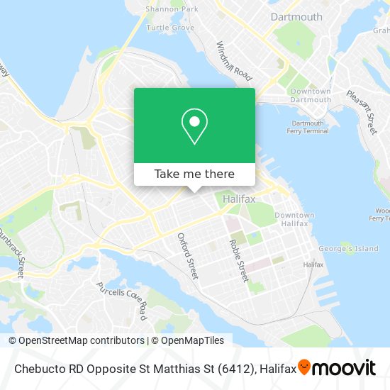 Chebucto RD Opposite St Matthias St (6412) map