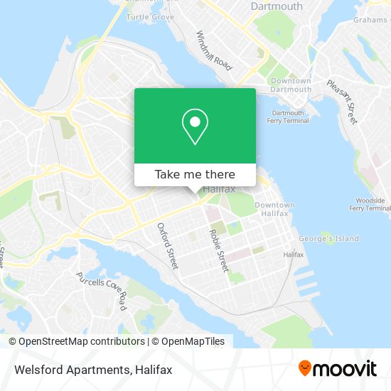 Welsford Apartments map