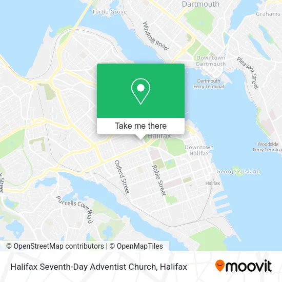 Halifax Seventh-Day Adventist Church map
