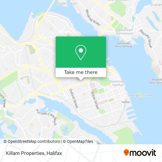 Killam Properties map