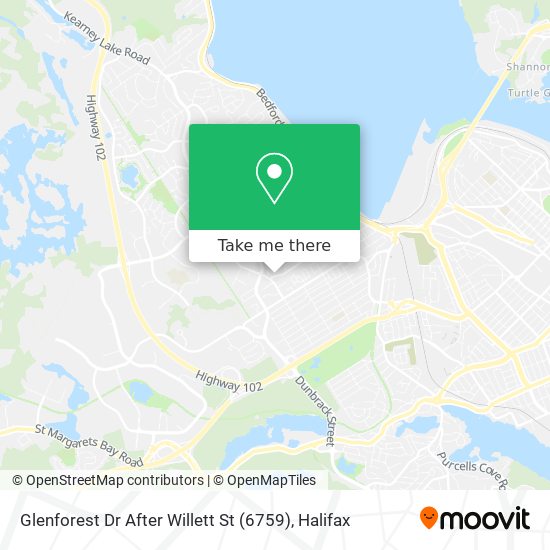 Glenforest Dr After Willett St (6759) map