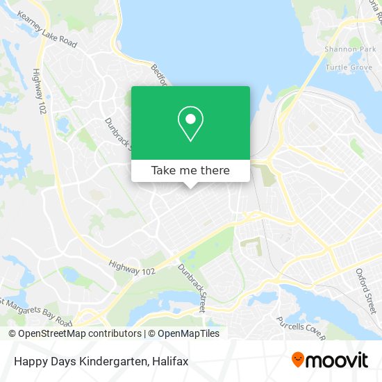 Happy Days Kindergarten map