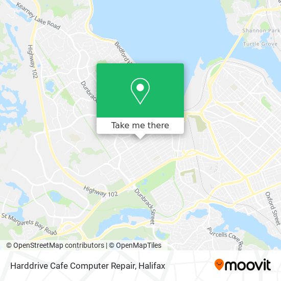 Harddrive Cafe Computer Repair map