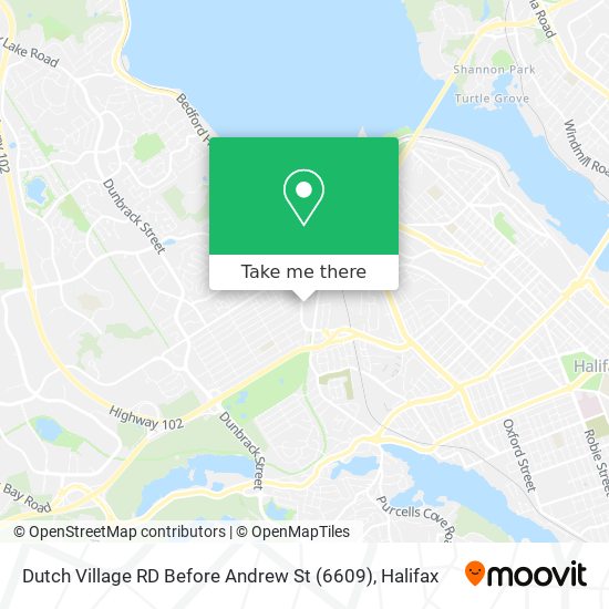 Dutch Village RD Before Andrew St (6609) map