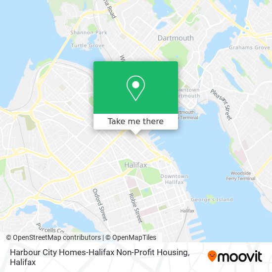Harbour City Homes-Halifax Non-Profit Housing map