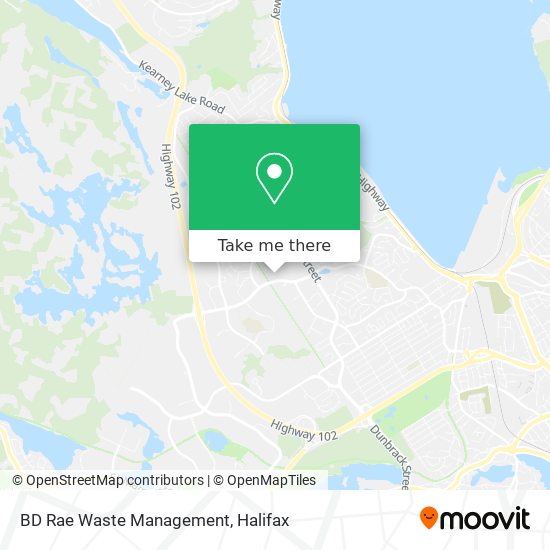 BD Rae Waste Management map