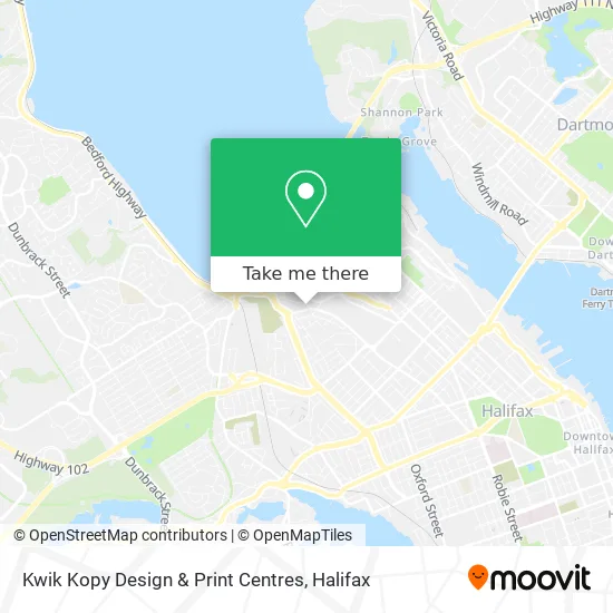 Kwik Kopy Design & Print Centres map
