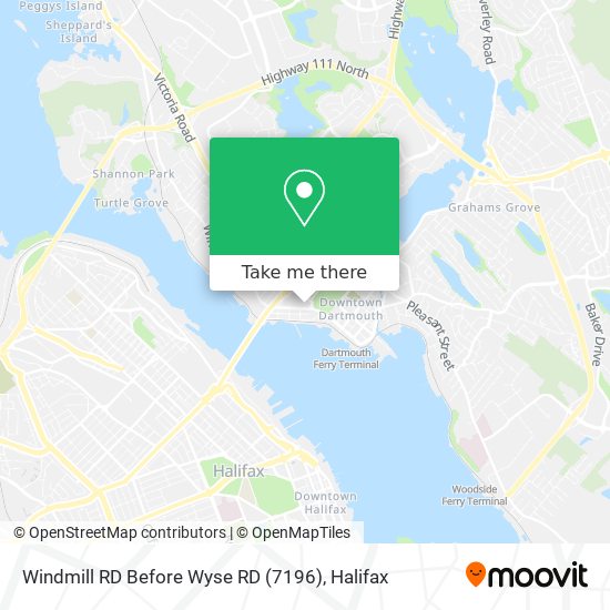 Windmill RD Before Wyse RD (7196) map