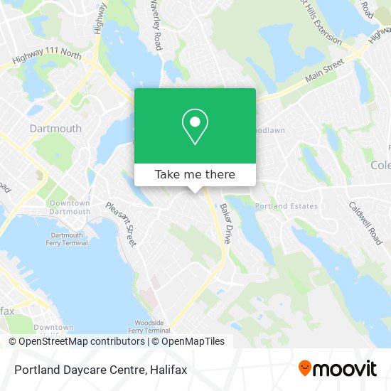 Portland Daycare Centre map