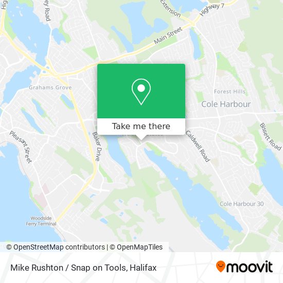 Mike Rushton / Snap on Tools map