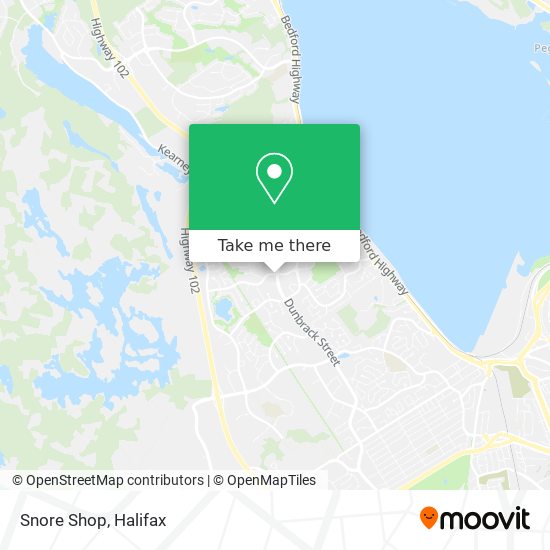 Snore Shop map