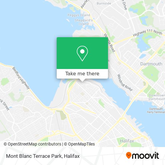Mont Blanc Terrace Park plan