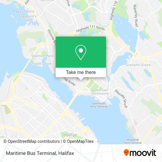 Maritime Bus Terminal map