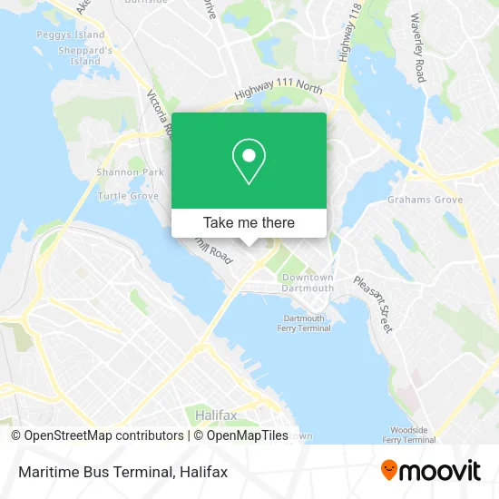 Maritime Bus Terminal map