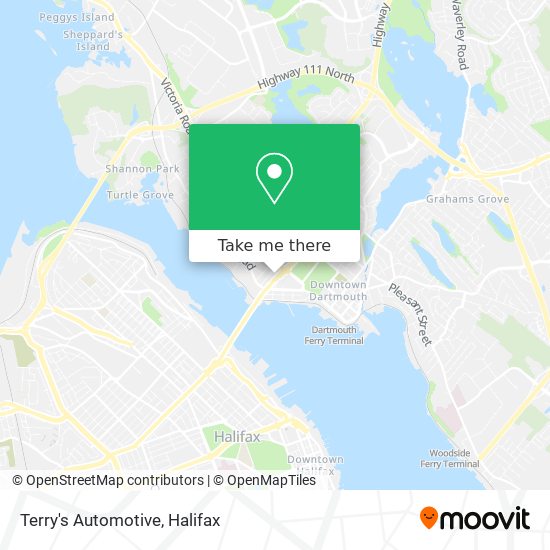 Terry's Automotive map