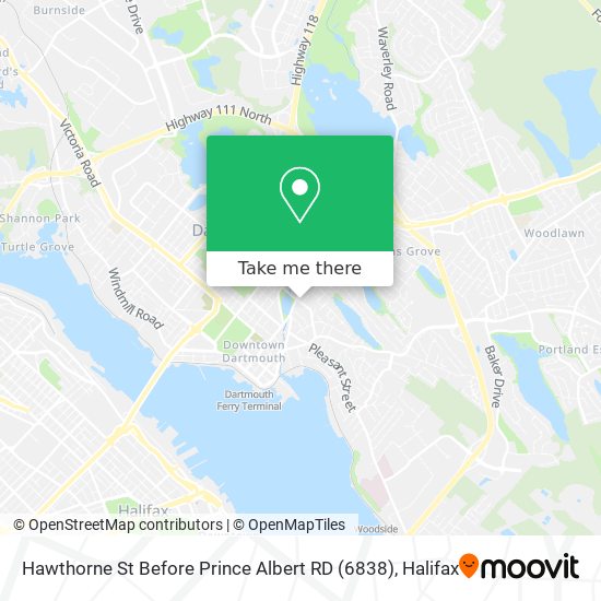 Directions To Prince Albert How To Get To Hawthorne St Before Prince Albert Rd (6838) In Dartmouth  South By Bus?