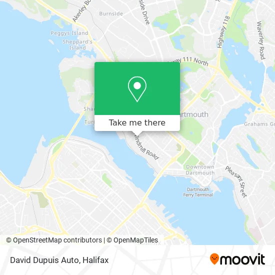 David Dupuis Auto map