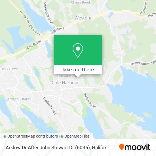 Arklow Dr After John Stewart Dr (6035) map