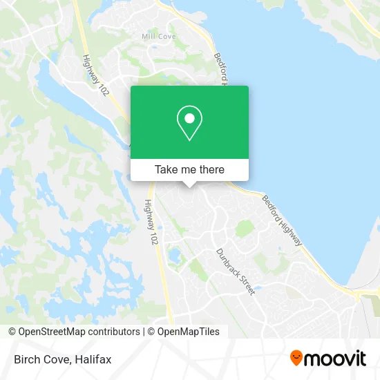 Birch Cove map