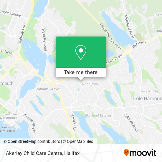 Akerley Child Care Centre map