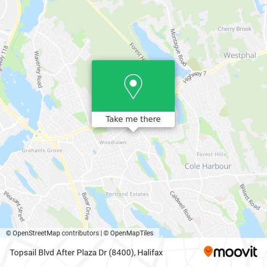 Topsail Blvd After Plaza Dr (8400) map